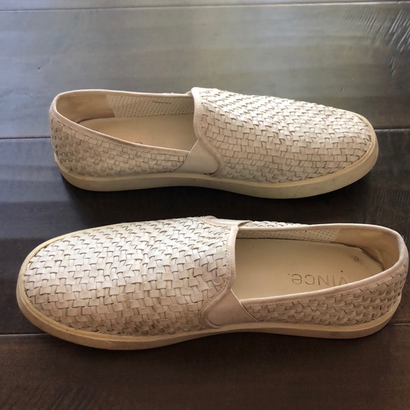 Vince “Preston” white woven leather sz 40 (US 9m) - Picture 2 of 7